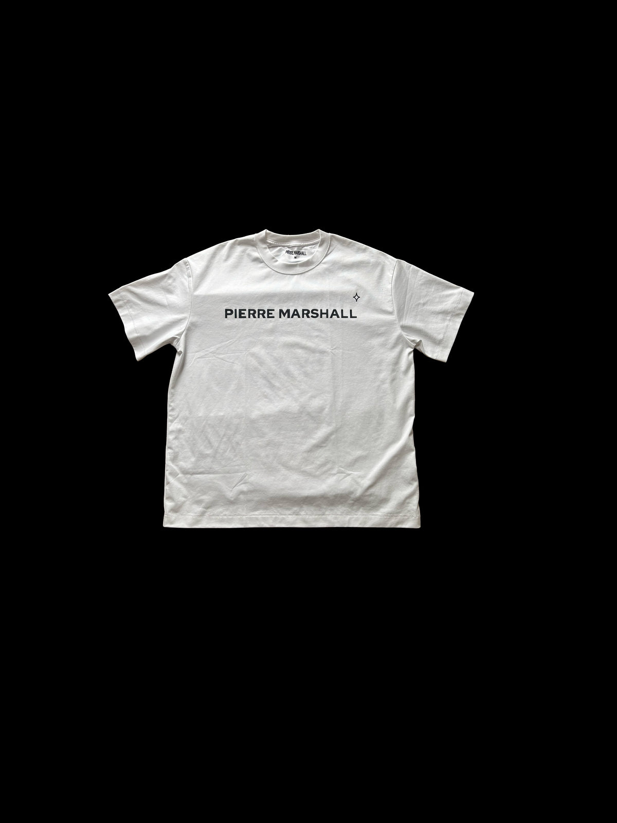Pierre Marshall Boxed Crop Oversized Shirt(White)