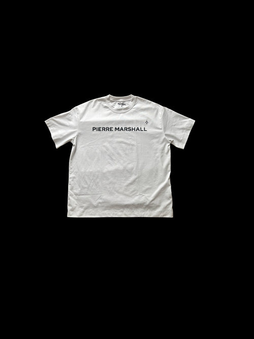 Pierre Marshall Boxed Crop Oversized Shirt(White)